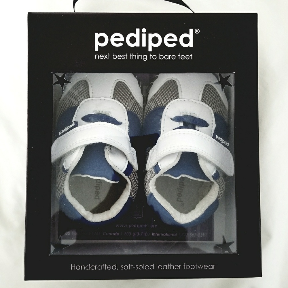 Pediped Originals Cliff in White/Blue NIB